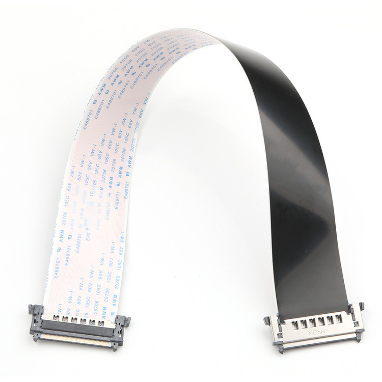 RE51 CONNGolden Pins UP FPC FFC Cable 51 Pin 0.5mm Pitch Flexible Flat Cable 300mm Length