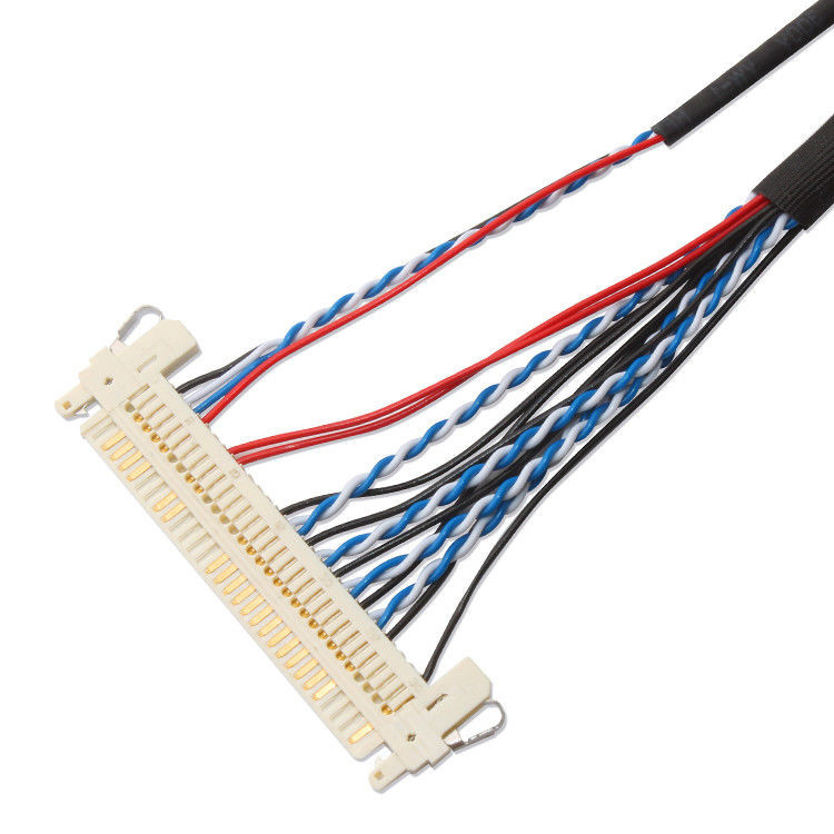 Custom Oem Wire Harness FI S20S 20 Pin 1.25 Mm Pitch JAE Display Lvds Cable