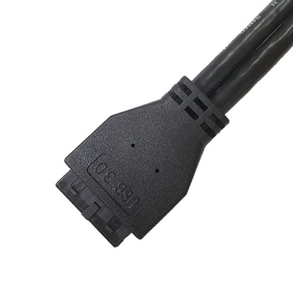 Industry Wiring Harness USB 3.0 Panel Mount A X2 To 20 Pin Header Motherboard Custom