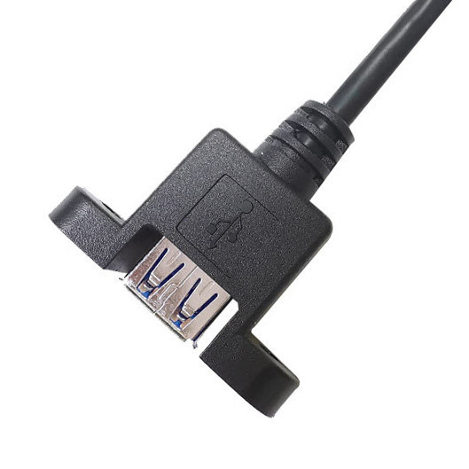 Industry Wiring Harness USB 3.0 Panel Mount A X2 To 20 Pin Header Motherboard Custom
