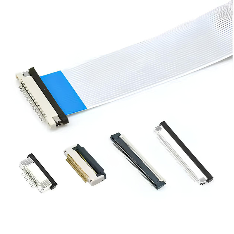 Custom 30 40 60 Pin FFC FPC Flat Flex Flexible Cable 0.5mm Pitch Molex SMD Connector