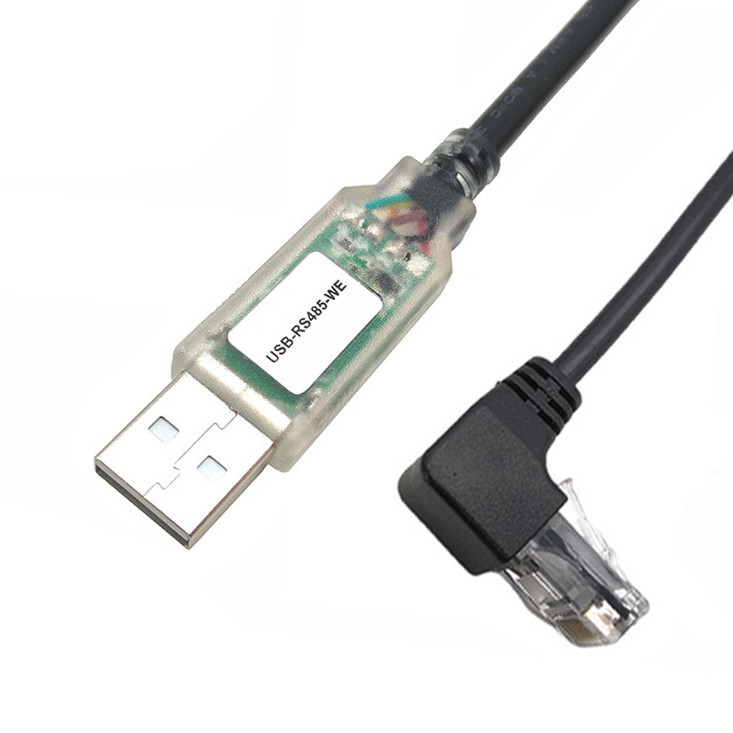 USB-A RS485 To 8P8C RJ45 Serial Extension Wire Harness Cable Elbow / Finger / Protective Cover