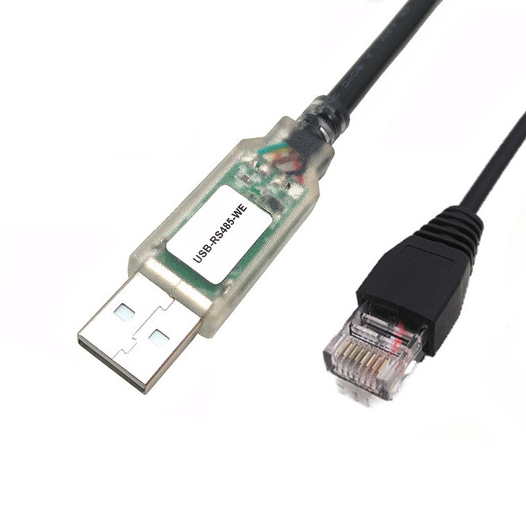 USB-A RS485 To 8P8C RJ45 Serial Extension Wire Harness Cable Elbow / Finger / Protective Cover