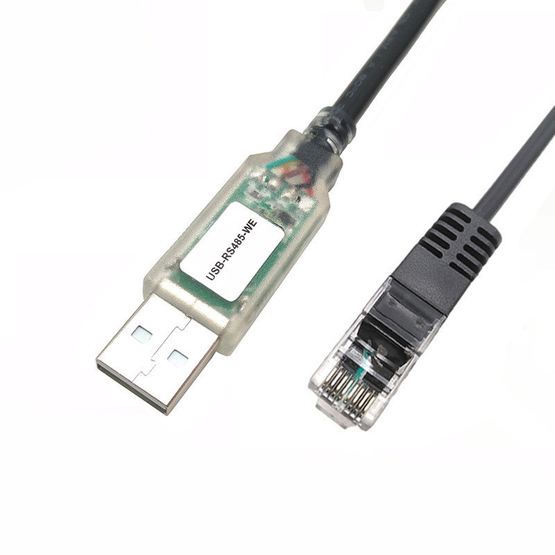 USB-A RS485 To 8P8C RJ45 Serial Extension Wire Harness Cable Elbow / Finger / Protective Cover