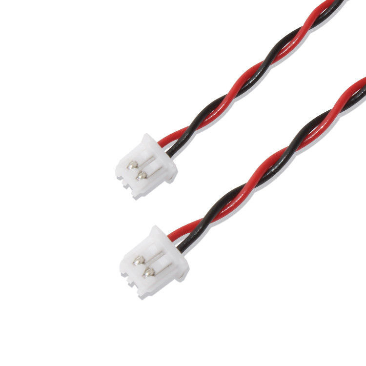 RY Brand JST Wire Harness XHP-2 Connector Cable 22AWG UL1007 Black Red 2P Glue Cable
