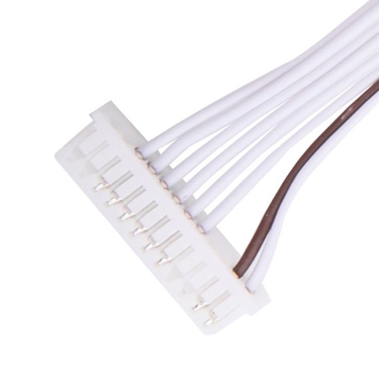 Factory 0.80mm 8 Pin PVC LVDS Cable Assembly Harness JST SHR-08V-S-B