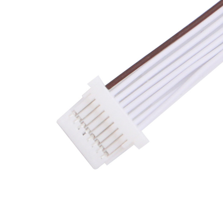 Factory 0.80mm 8 Pin PVC LVDS Cable Assembly Harness JST SHR-08V-S-B