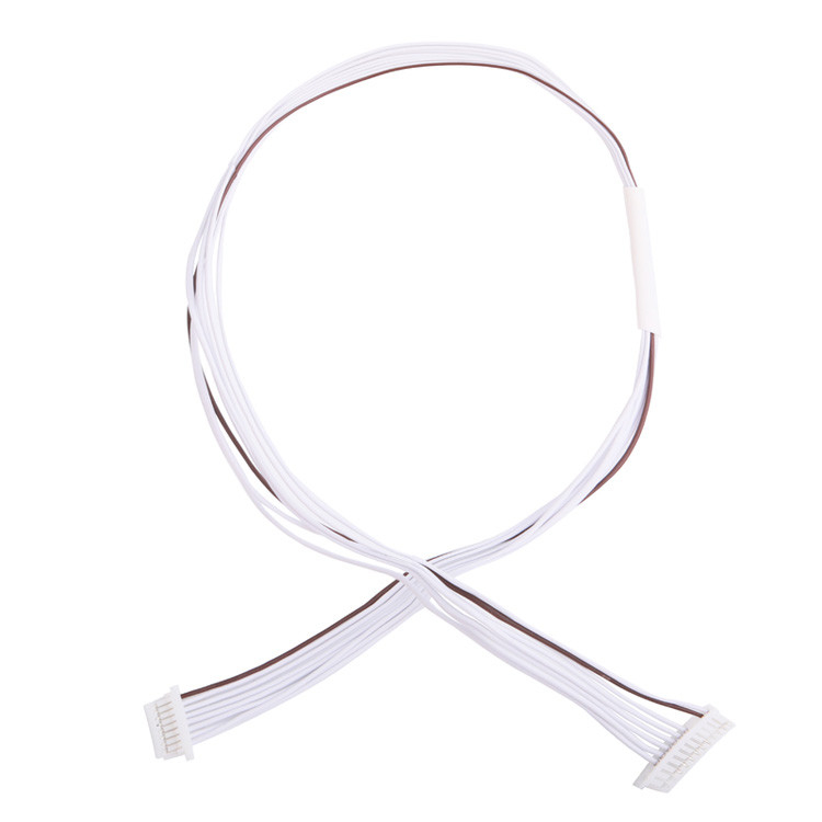 Factory 0.80mm 8 Pin PVC LVDS Cable Assembly Harness JST SHR-08V-S-B