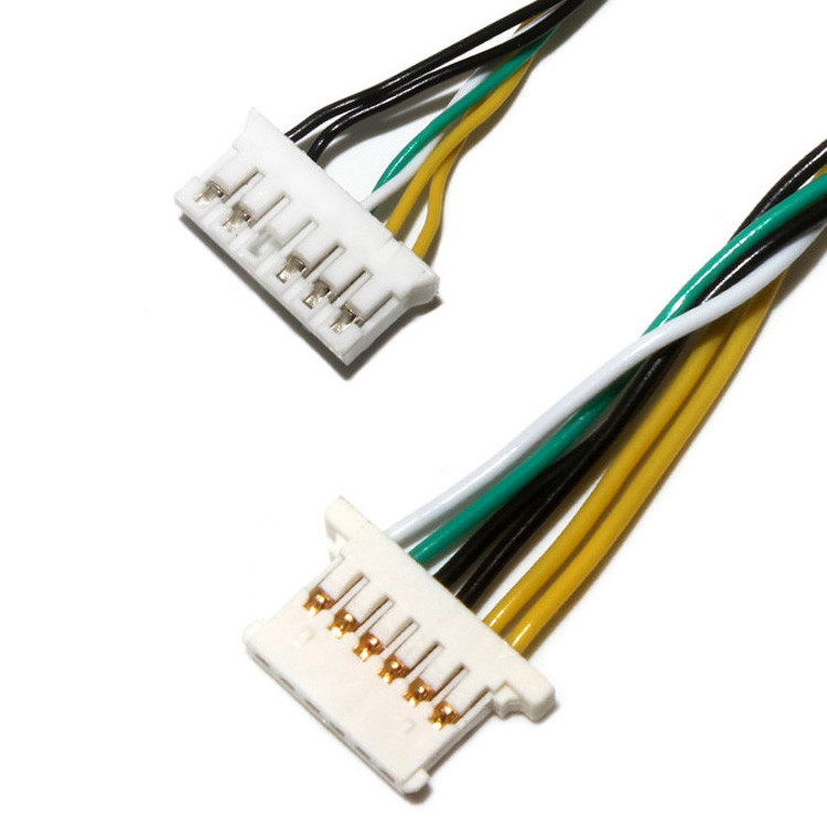 Customize JST PHR-6 2.0mm 6-Pin To Molex 51146-0600 1.25mm 6-Pin Wire Harness LED Backlight Cable