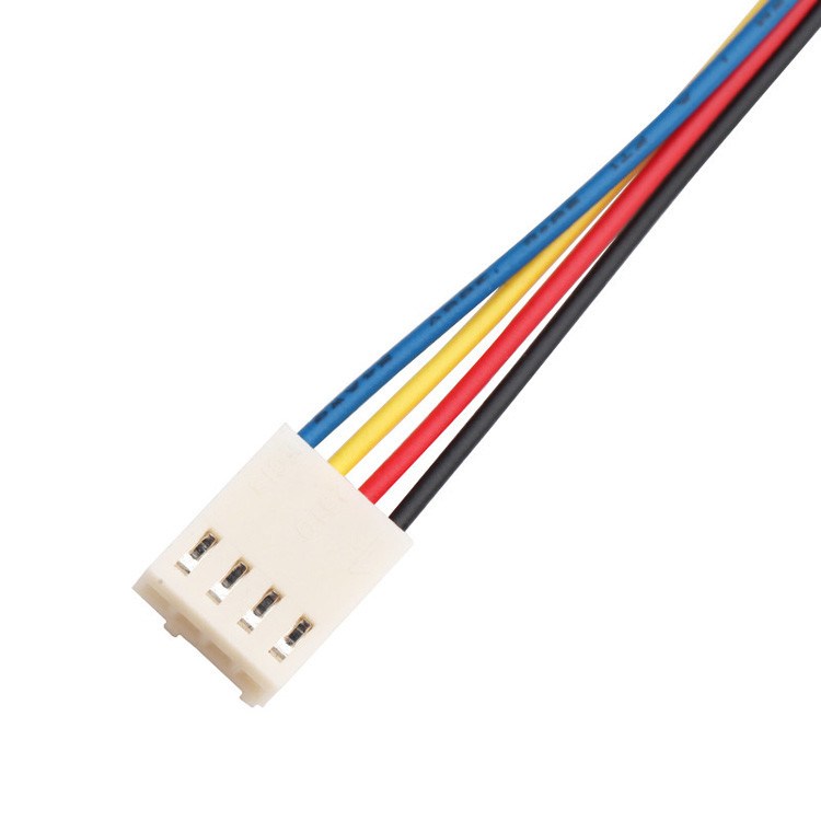 Factory Customized JST JH 2.5mm 4-Pin Molex 4-Wire Fan Y Cable Assembly Lvds 4-Pin Connector Cable