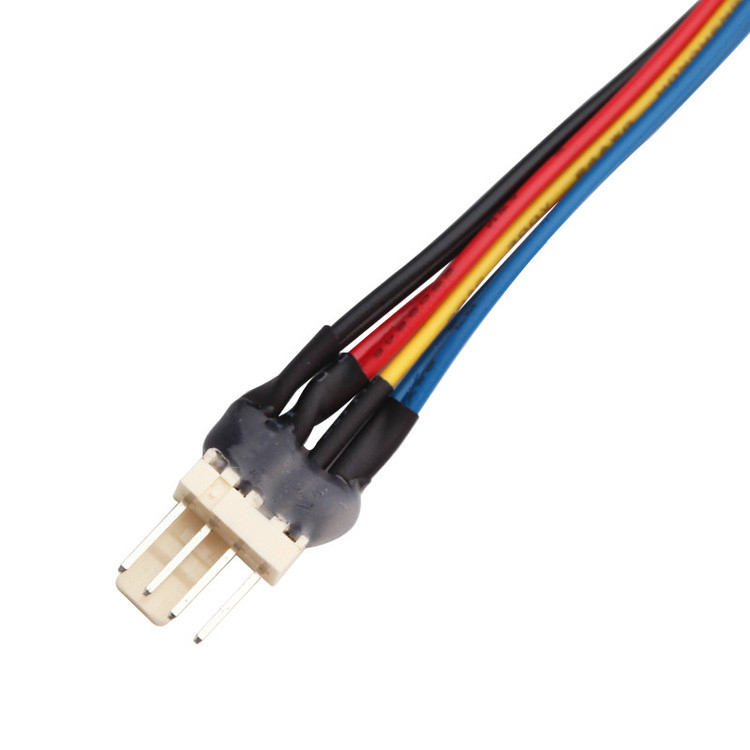 Factory Customized JST JH 2.5mm 4-Pin Molex 4-Wire Fan Y Cable Assembly Lvds 4-Pin Connector Cable