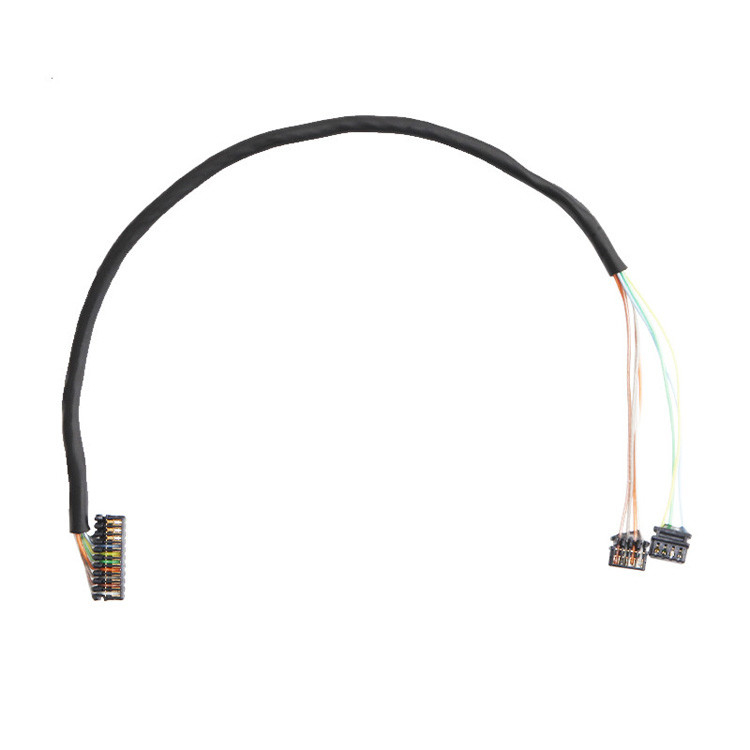 Factory Customized 0.6 Pitch JST 04XSR TO JST 10XSR IDC Wire Harness Cable Assembly