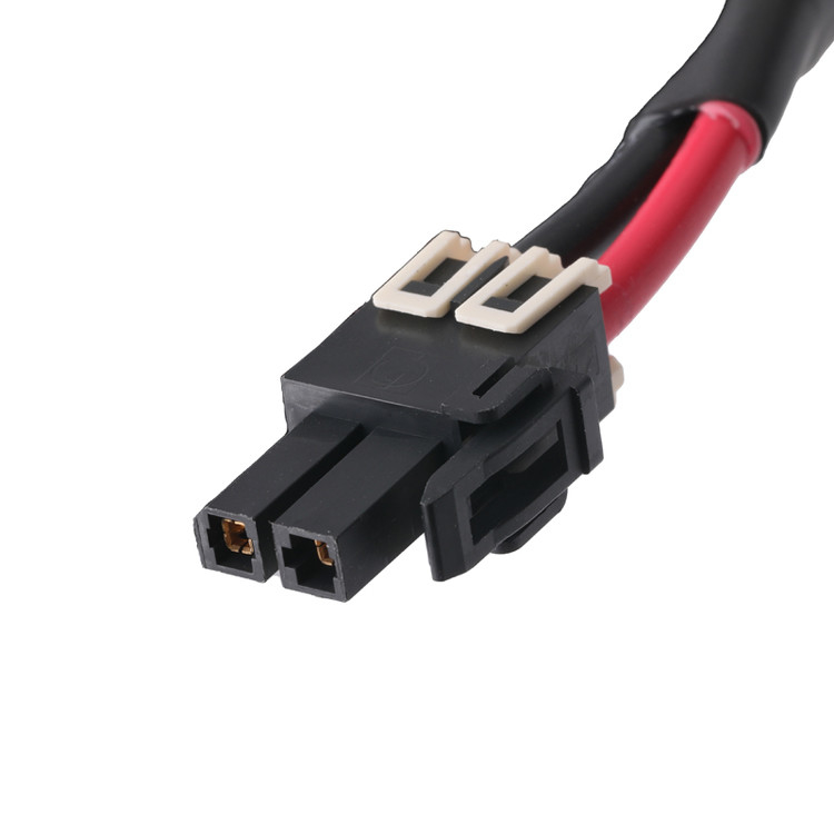 1716920202 5.7mm Pitch 1*2P Mega Fit Plug Housing Symmetrical Connectors At Both Ends