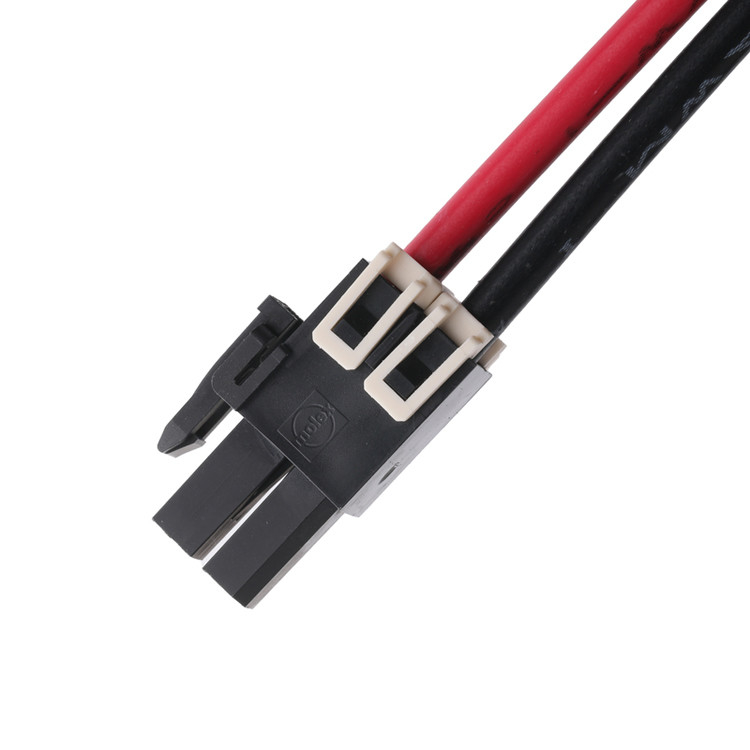 1716920202 5.7mm Pitch 1*2P Mega Fit Plug Housing Symmetrical Connectors At Both Ends