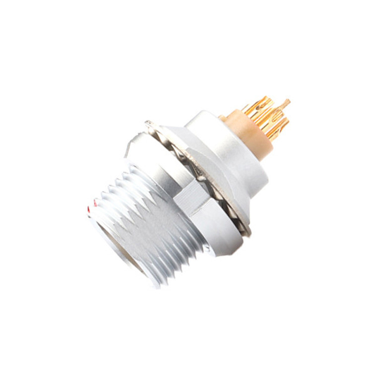 Round Waterproof 8 Pin Circular Connector Push Pull Type