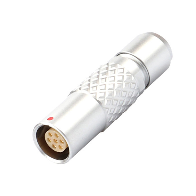 7 Pin Z4 B Series Circular Waterproof Connector Floating Socket Safe Push Pull Self Locking System