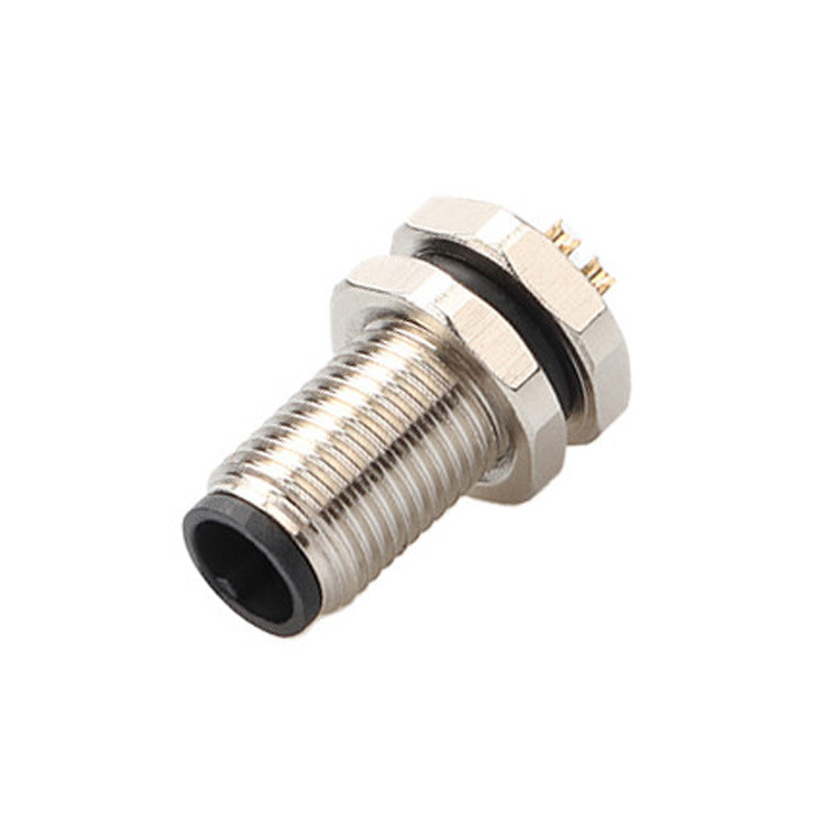 Circular Connector M5 Code-A 2Pin 3Pin 4Pin Industrial Connectors M5Z03AA0OCJ009-M5 Front Lock