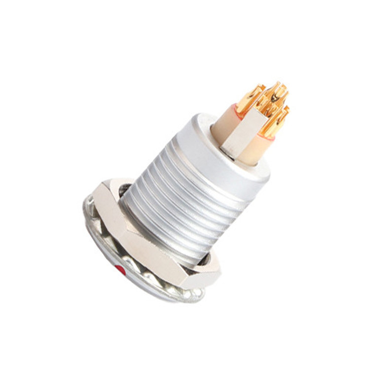 B Series Z5 14 pin With Grounding Pin Internal Fixation Push Pull Self Locking Connector
