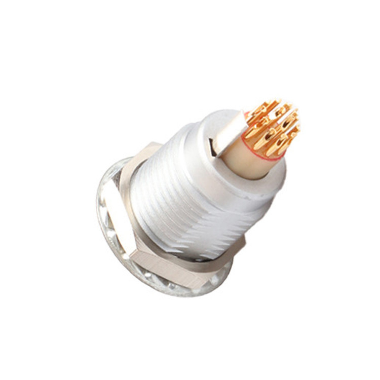 B Series Z5 14 pin With Grounding Pin Internal Fixation Push Pull Self Locking Connector
