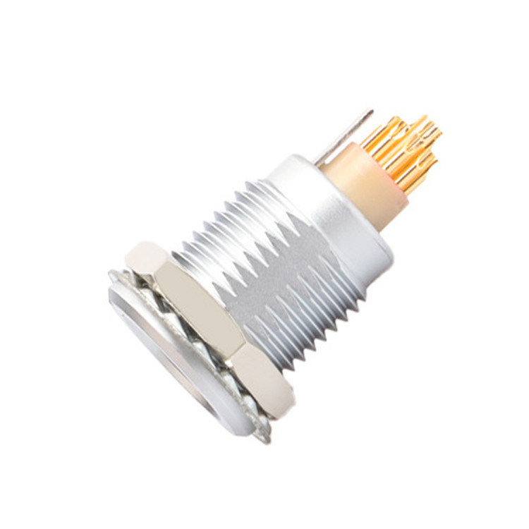 B Series Z5 14 pin With Grounding Pin Internal Fixation Push Pull Self Locking Connector