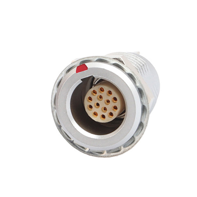B Series Z5 14 pin With Grounding Pin Internal Fixation Push Pull Self Locking Connector