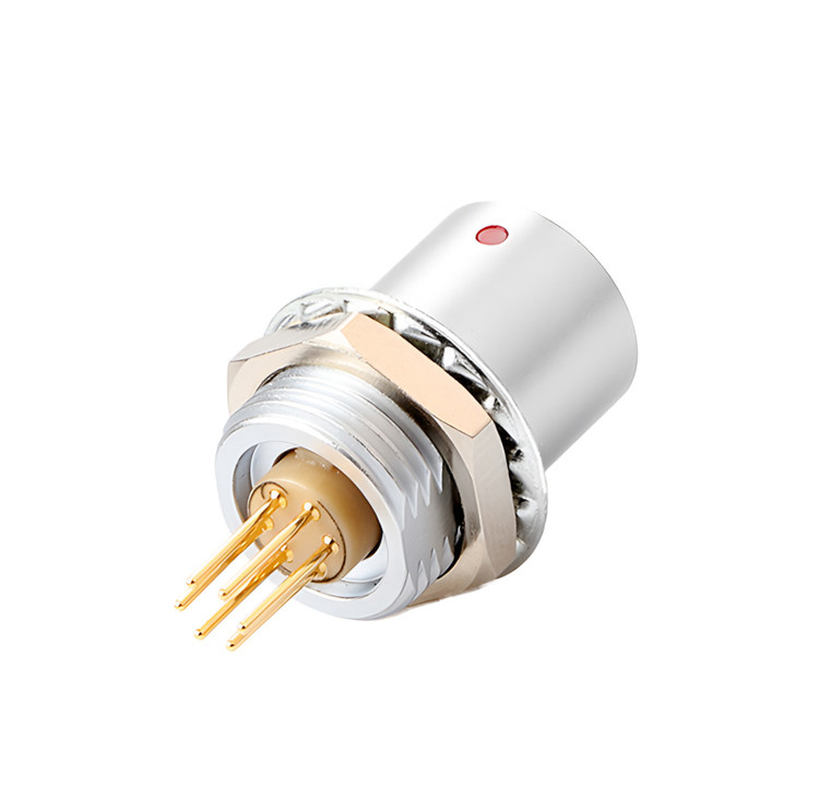 IP68 Push Pull Self Locking Industrial Control B Series Z6 6 Pin Female To 6 Pin Signal Sensor circular connector