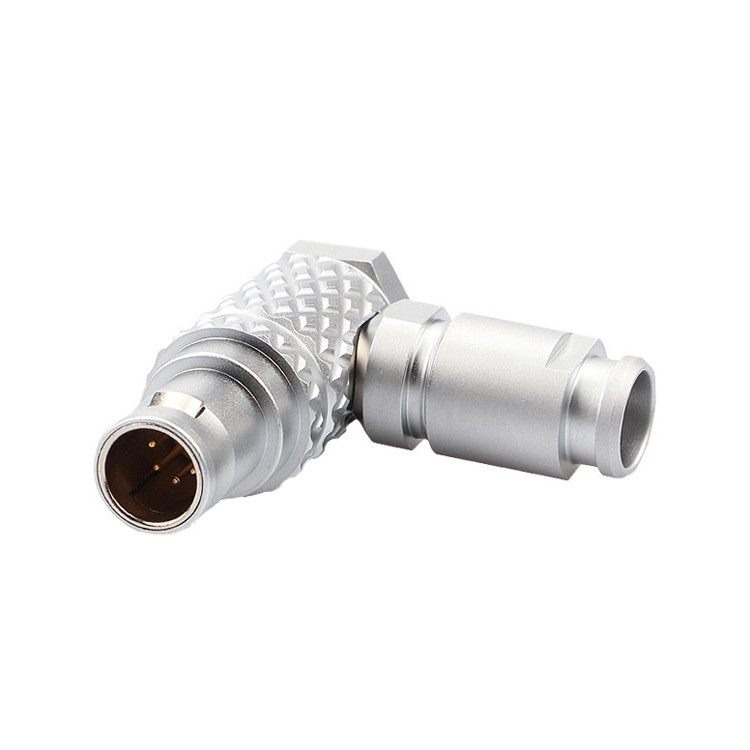 Factory Industrial Control Connector B Series T3 5Pin 90°Right Angle Circular Connector