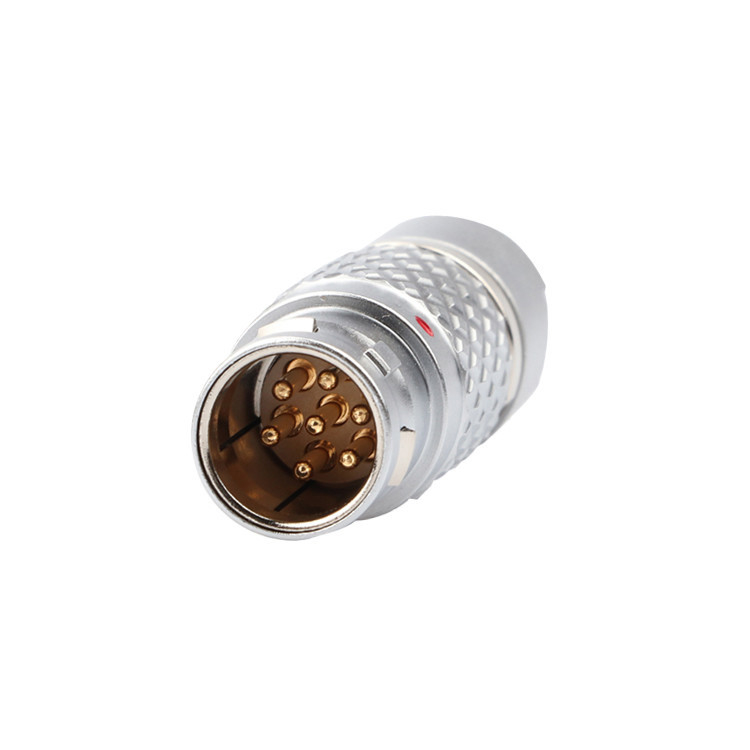 Push Pull Self Locking Industrial Circular Connectors LEB Series FGG.1B 7Pin Male Aviation Plug