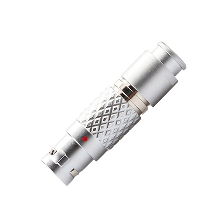 Push Pull Self Locking Industrial Circular Connectors LEB Series FGG.1B 7Pin Male Aviation Plug