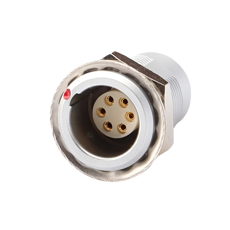Multi-Core Type B Series Push Pull Circular Connector, 2~32 Core Welding Needle Core (Straight Or Angled)