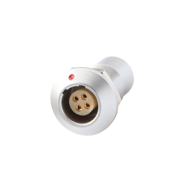 B Series Z7 circular power connector 4P Female Vacuum Sealed Waterproof Socket Fixed Socket Nut Fixed IP68