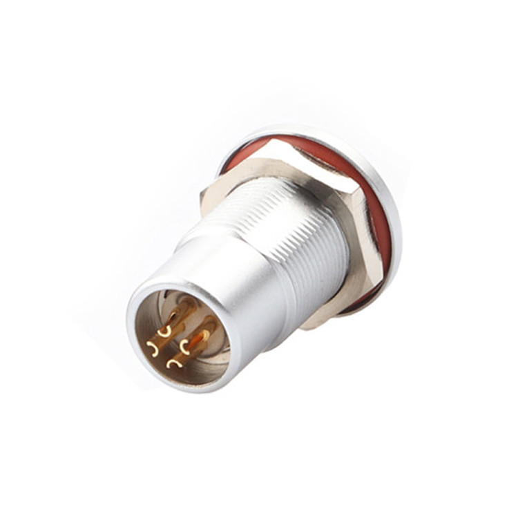 B Series Z7 circular power connector 4P Female Vacuum Sealed Waterproof Socket Fixed Socket Nut Fixed IP68