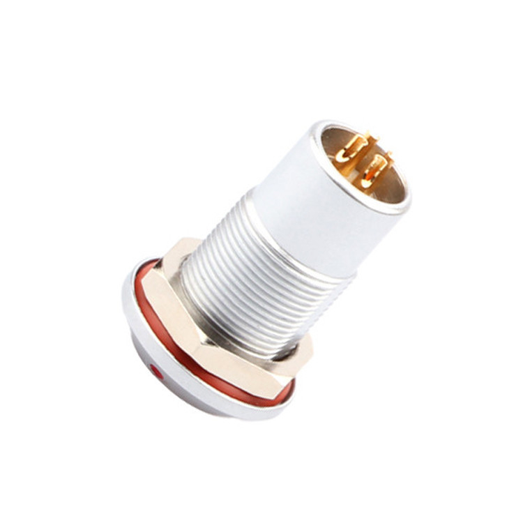 B Series Z7 circular power connector 4P Female Vacuum Sealed Waterproof Socket Fixed Socket Nut Fixed IP68