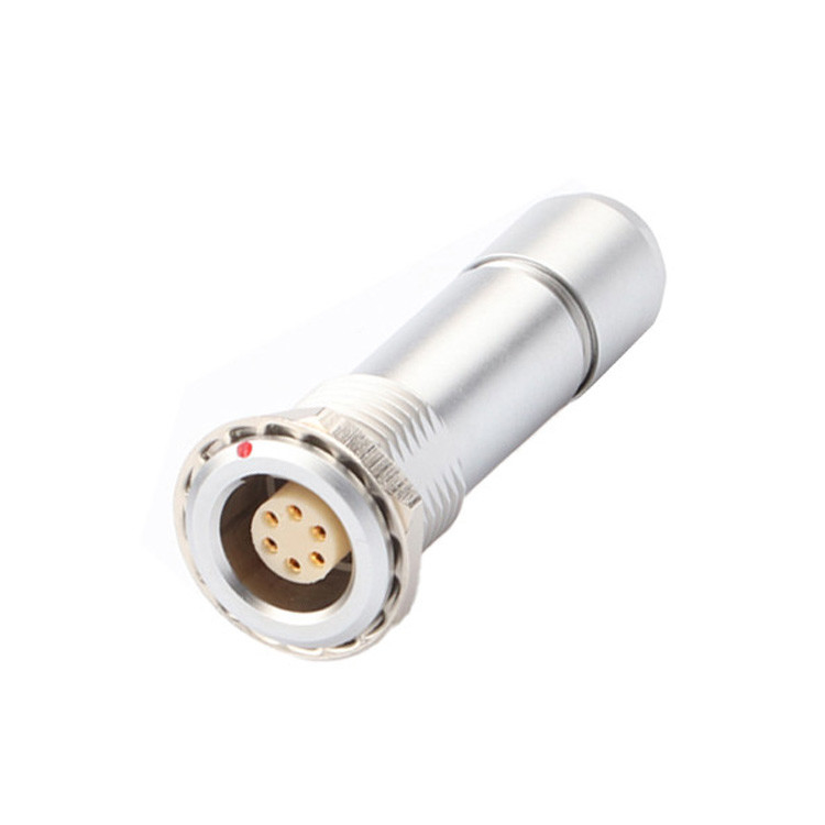 Universal Double Nut Cable Clamp Industrial Waterproof Circular Connector B Series Z10 6P Female