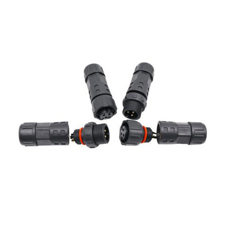 Factory Mini M12 8 Pin circular plug connector Waterproof Industrial IP67 Male / Female
