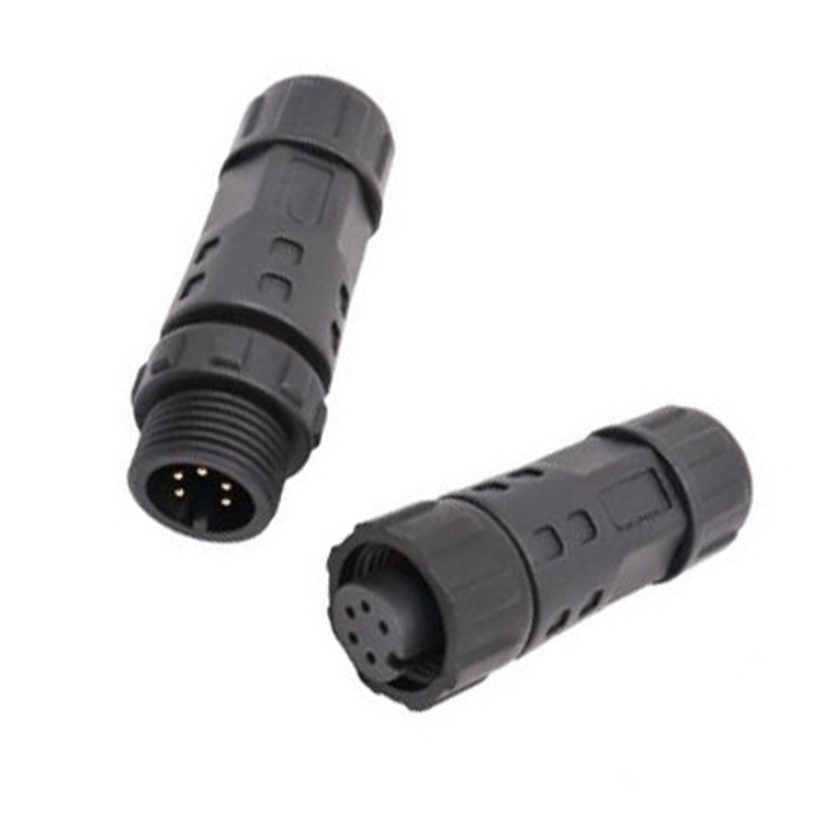 Factory Mini M12 8 Pin circular plug connector Waterproof Industrial IP67 Male / Female
