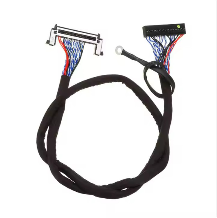 UL1571 28AWG Lvds Display Cable 30 Pin 1.0mm To Dupont 2*15 Pin Connector 2.0mm