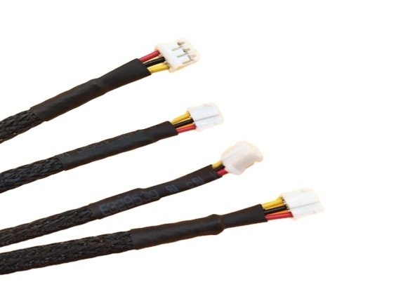 2*2p Molex 43025 Black Connector Micro Fit 3.0mm Pitch To 3pin Jst - Ph2.0 26awg Wire Harness