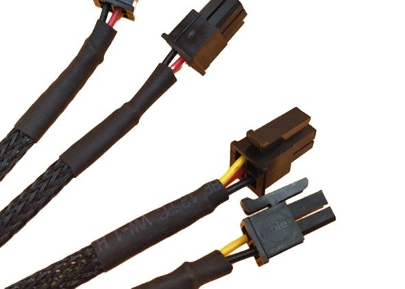 2*2p Molex 43025 Black Connector Micro Fit 3.0mm Pitch To 3pin Jst - Ph2.0 26awg Wire Harness