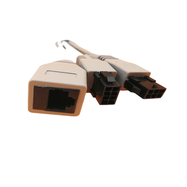 Molex43025-2400 3.0mm Custom Cable Assemblies To Socket RJ45 Female Molex 4.2mm 6 Pin
