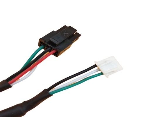 Pvc Wire Harness Micro Fit 3.0mm 2*2p Molex 43025 Black Connector To 4 Pin Jst - Xh 2464