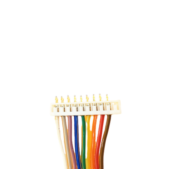Electronic Flat Rainbow Ribbon Cable , 2.0mm Pitch Connector Flat Connector Cable