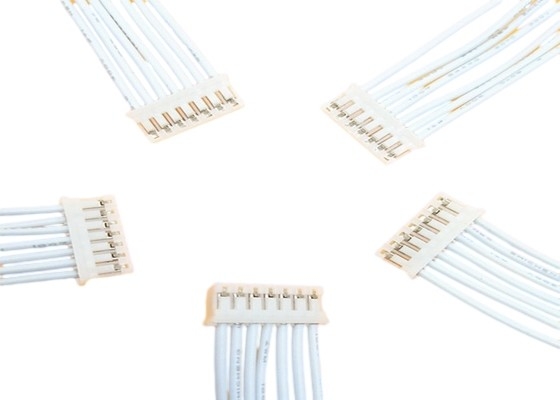 UL1007 White Custom Wire Harness Each Side PHR-7 Pa66 Ph 2.0mm Female Connector