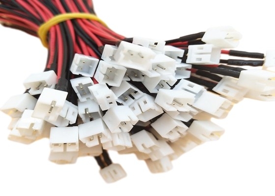 Red And Black 26 Awg Custom Wire Harness Jst PH 2PIN Male To Female Plug Cable