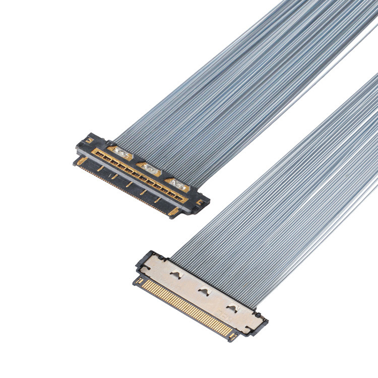 Micro Coaxial Cable Application With KEL XSL20-48S 0.25 Mm Pitch, 44AWG And 46AWG