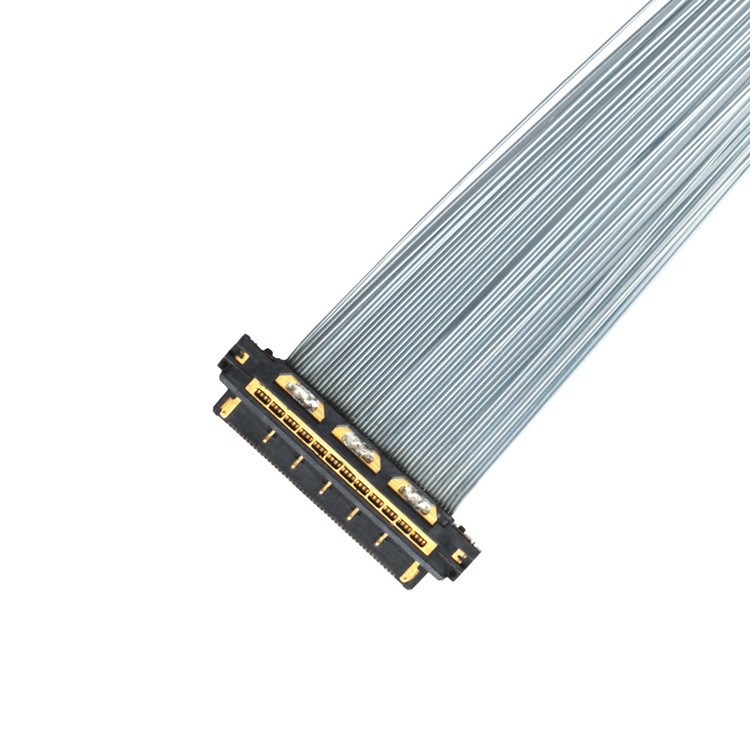 Micro Coaxial Cable Application With KEL XSL20-48S 0.25 Mm Pitch, 44AWG And 46AWG