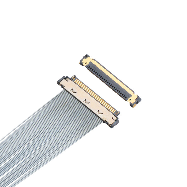 Micro Coaxial Cable Application With KEL XSL20-48S 0.25 Mm Pitch, 44AWG And 46AWG