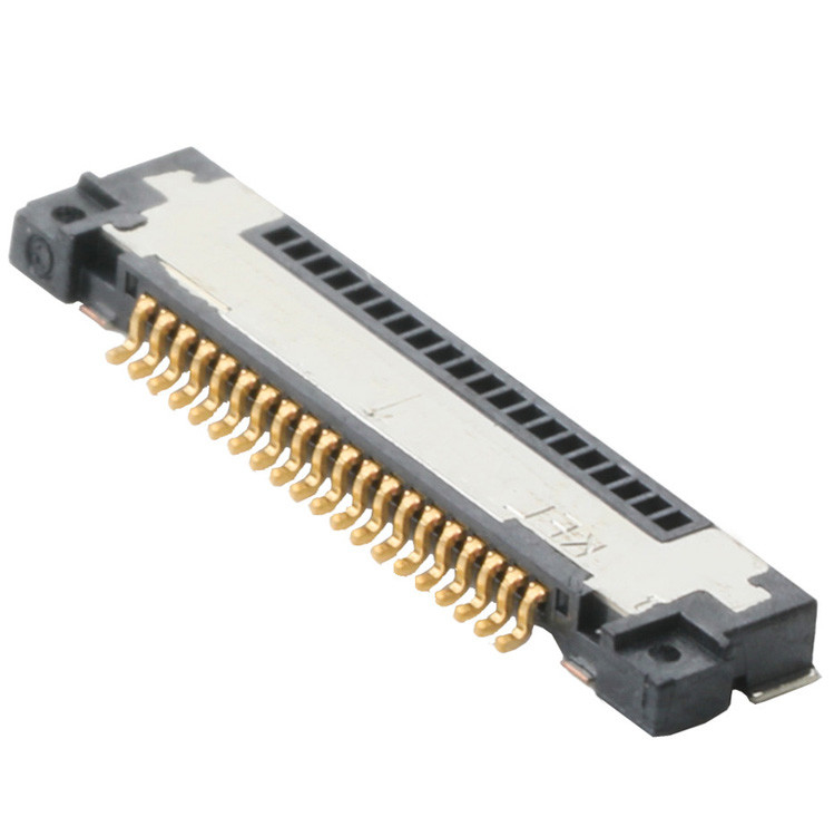 Factory Board Side Micro Coaxial Cable Connector Is Right Angle Type