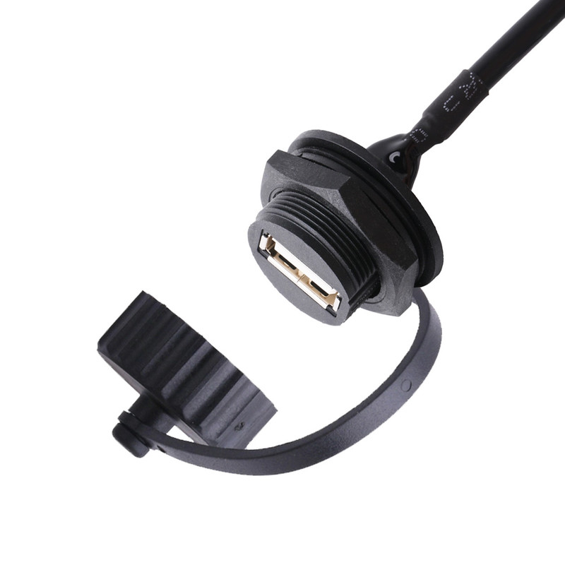 USB 2.0 A Female Connector With Shield And Cap To USB 2.0 A Usb Cables Made To Measure