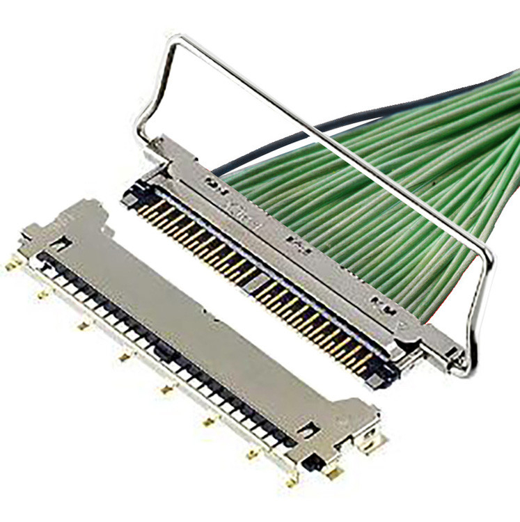 CABLINE-CX II 40-Pin Cable Without Cover, Featuring 20978-040T-01, A40-Pin LVDS Connector With 0.25mm Pitch And Horizont